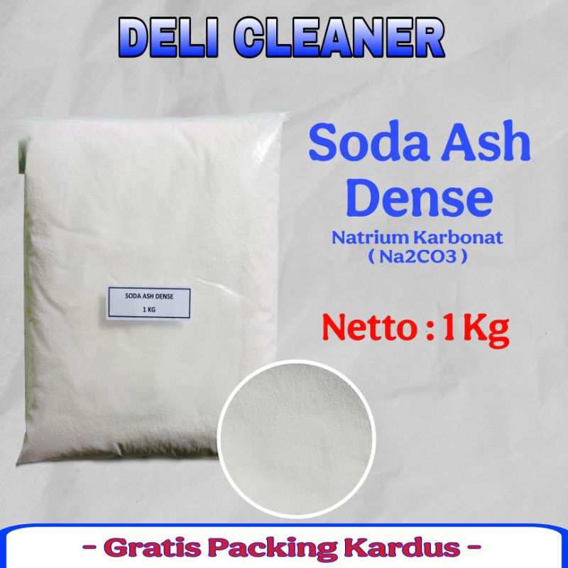 Soda Ash Dense Sodium Natrium Karbonat Soda Abu 1 Kg
