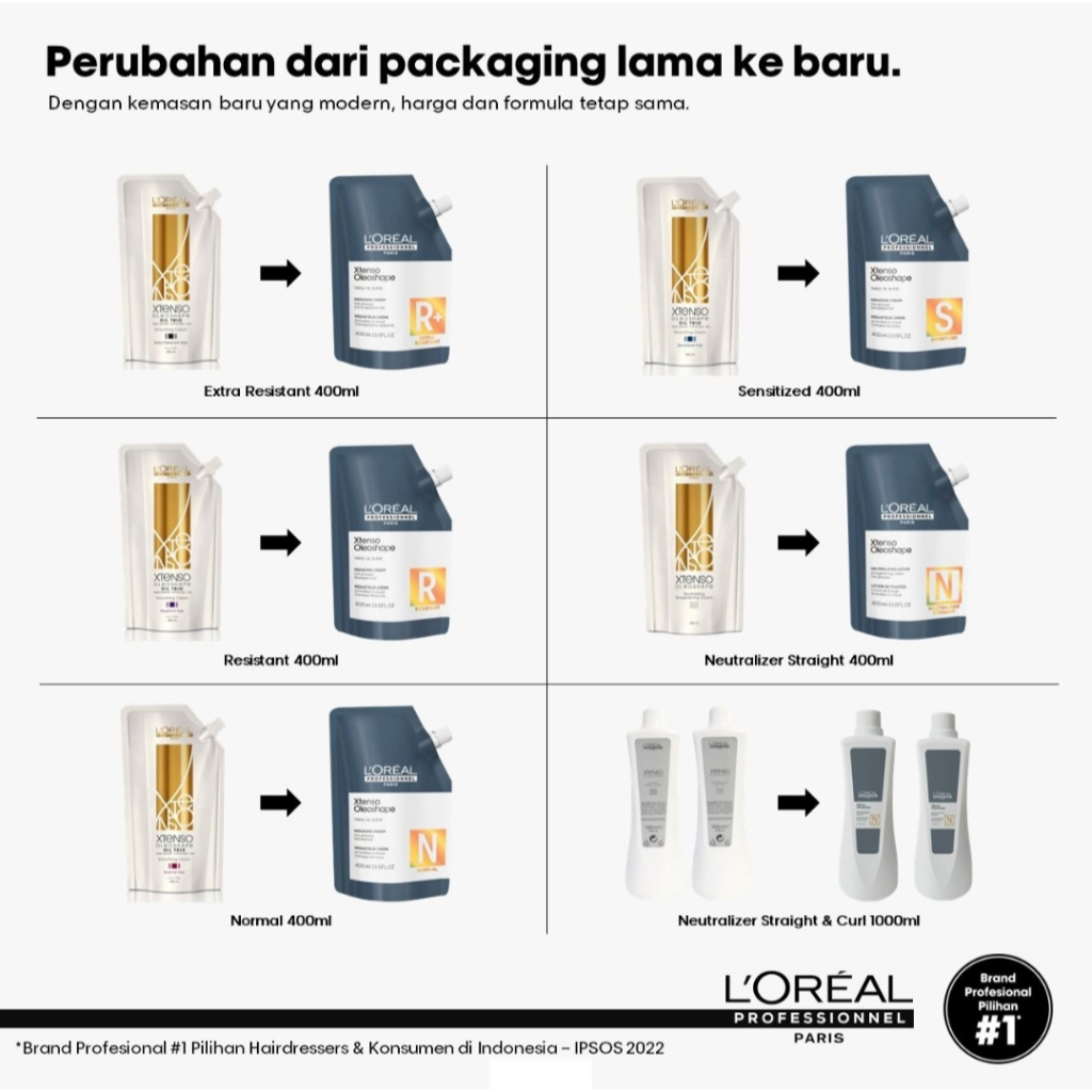 Loreal Xtenso Oleoshape (400ML)