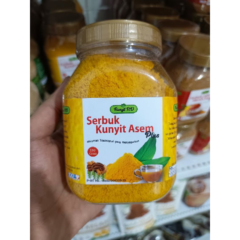 

Serbuk Kunyit Asem Plus 330g Toples