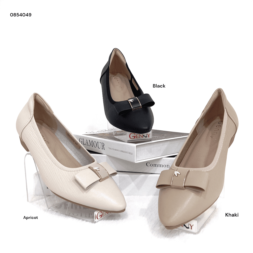 GENNY SIGNATURE - Sepatu Flat Shoes Wanita Korean Style | Flat Shoes Wanita Import 0854049