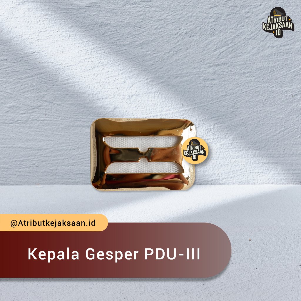 Atribut Kejaksaan Kepala Gesper PDUK