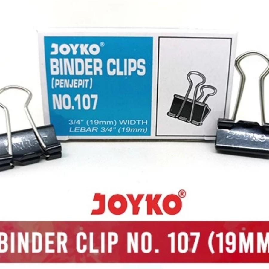 

Binder Clips / Penjepit kertas No 107 Joyko