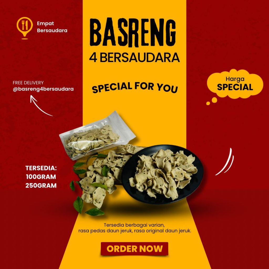 

Basreng Original Daun Jeruk 250gr