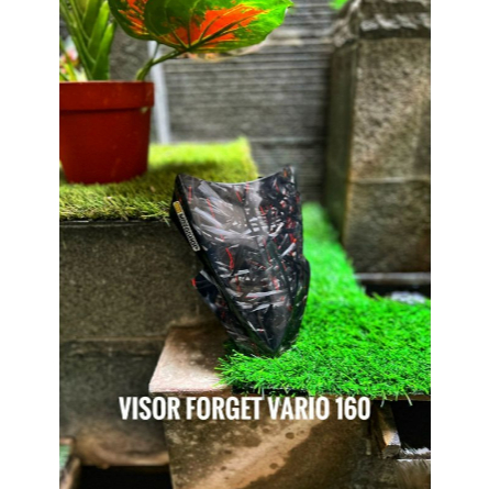 Visor WIndshield Carbon Forged Honda New Vario 160