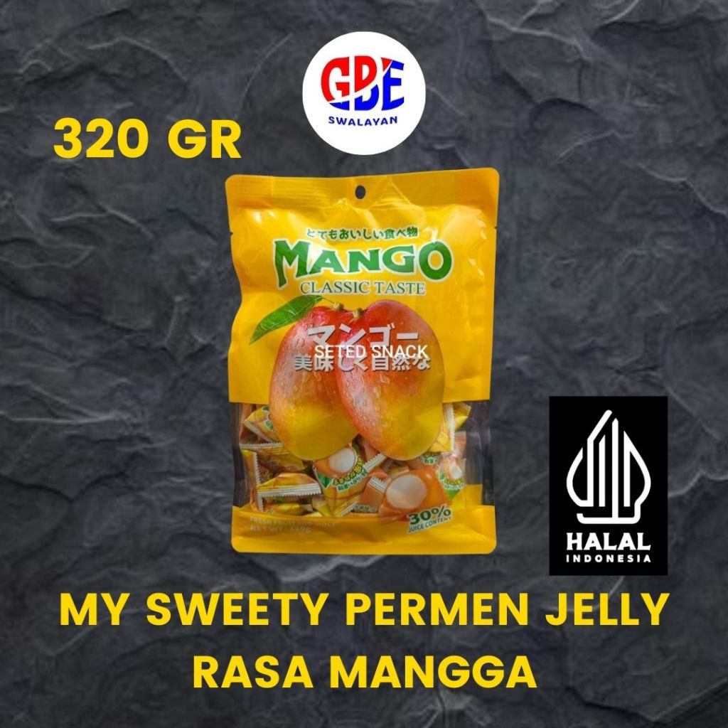 

MY SWEETY PERMEN JELLY RASA MANGGA 320GR Permen China - Spesial Imlek - Produk Imlek