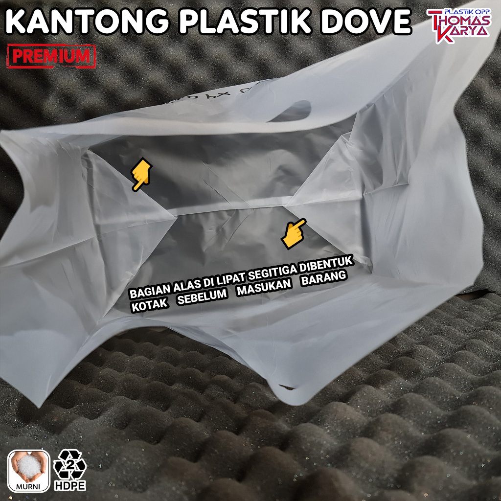 RB Plastik Ultah 20x30 Happy Birthday Putih Isi 50 Tas Bingkisan Snack Ulang Tahun HBD Softhandle