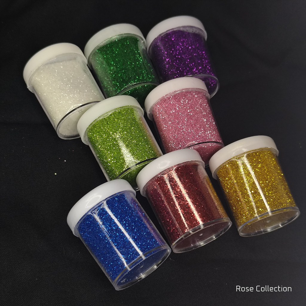 Serbuk Glitter Halus / Glitter Bubuk Pelangi 10 gr Serbuk Glitter Halus / Glitter Bubuk Pelangi 10 g
