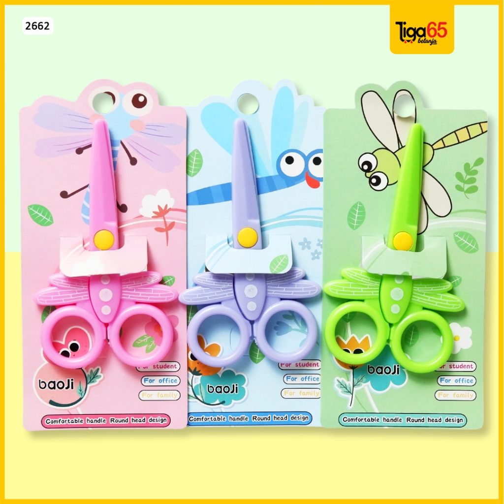 

Gunting Lucu / Gunting Serbaguna / Gunting Kertas / Gunting Karakter Capung 2662