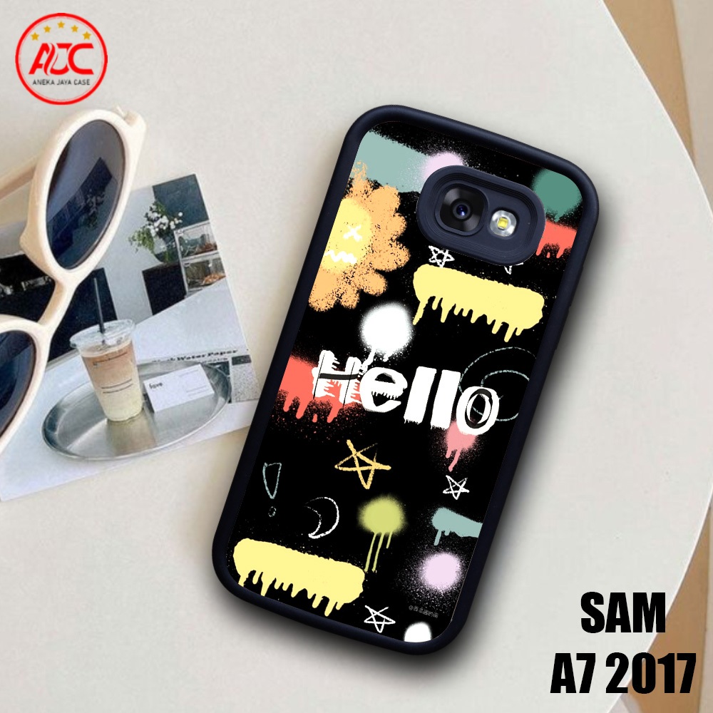 Case Samsung A7 2017 GRAFITY NEW Casing Samsung A7 2017 Terlaris Casing Hardcase Sofcase Glosy