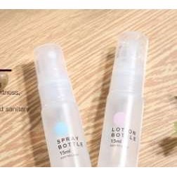 Miniso Botol Travel Spray 30ml Botol Pump 50ml Botol Kaca 5ml Botol Parfum Kaca