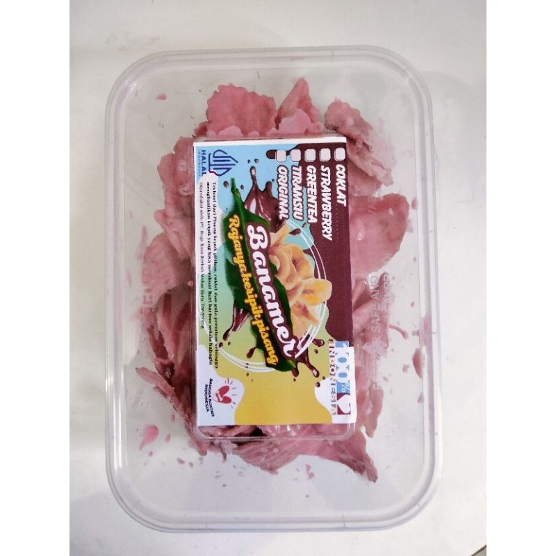 

keripik banamer Strowberry Lumer