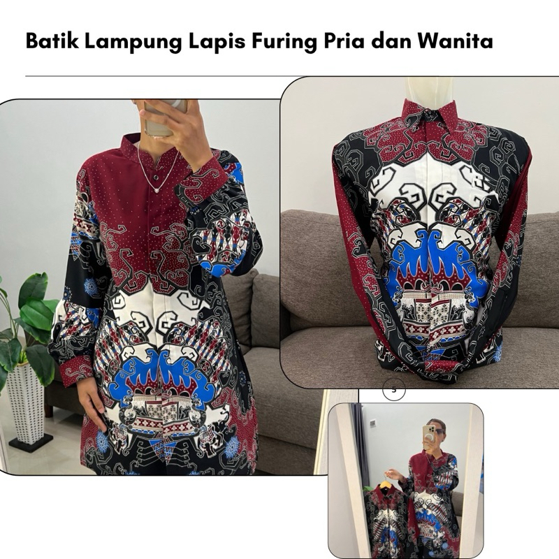 Batik Lampung Pria dan Wanita