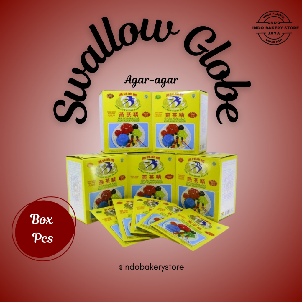 

AGAR-AGAR SWALLOW GLOBE [1 BOX] | BACA DESKRIPSI