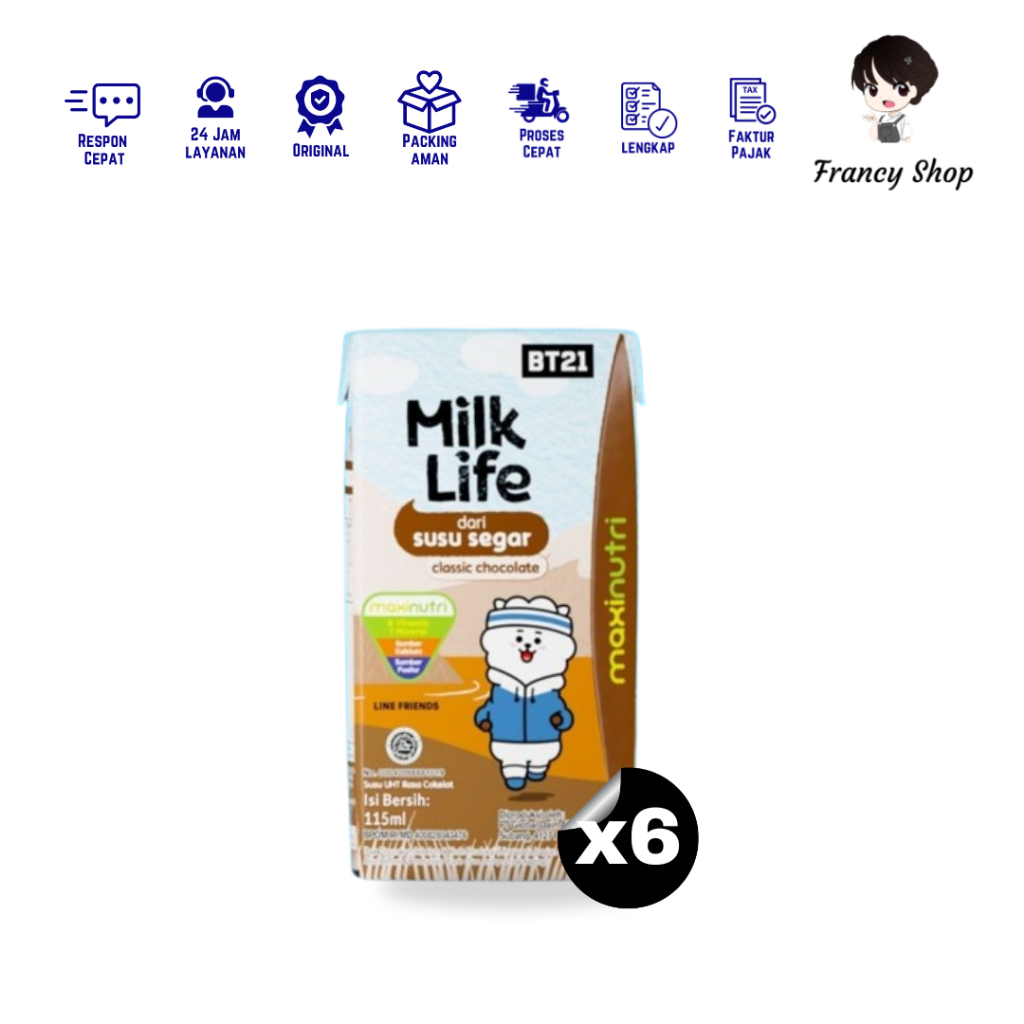 

Paket Murah Milk Life Susu Segar Classic Chocolate 115 ml x6 Pcs