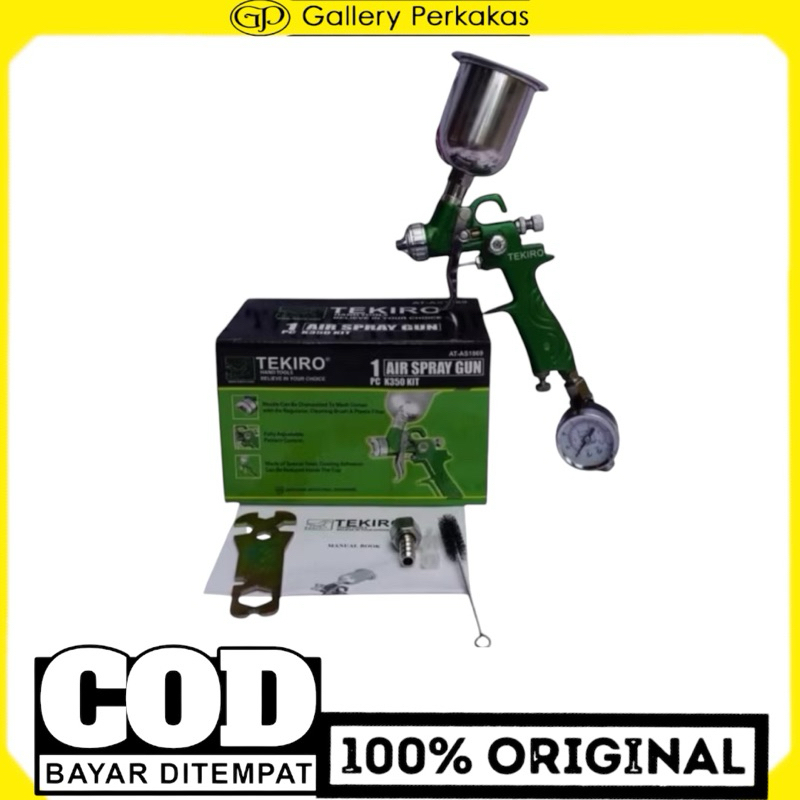 Tekiro K350 Mini HVLP 0.8 spray gun Permium original tekiro