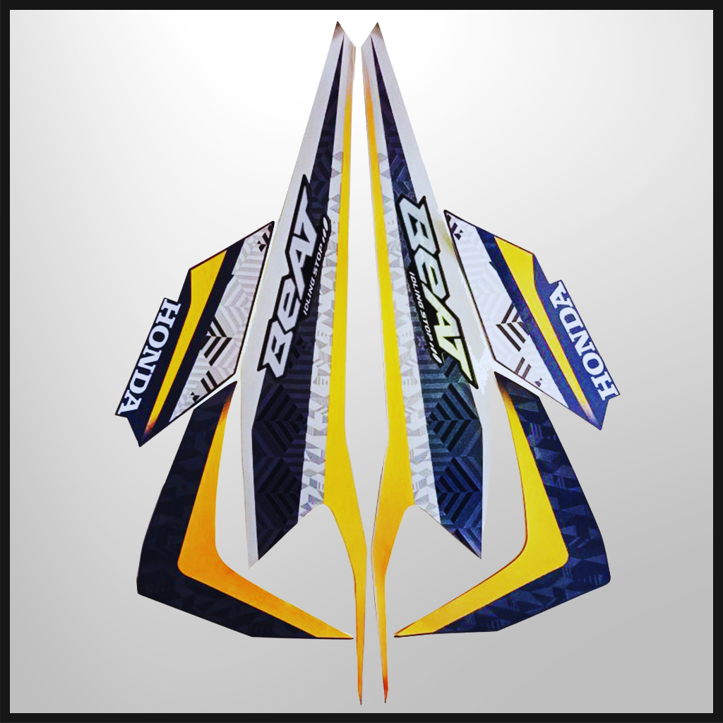Striping Honda Beat Iss 2021 Stiker list Body Motor Beat Iss Standart Termurah
