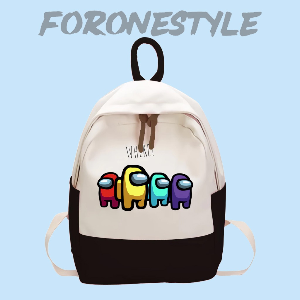 Tas Ransel Motif Among Us - Ransel Motif Among Us - Tas Among Us - Ransel Anak Motif Among US