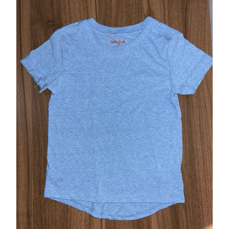 Kaos anak merk CAT & JACK polos biru