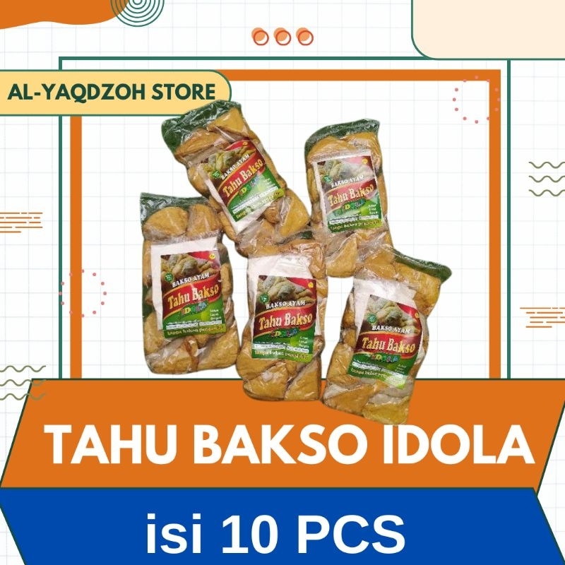 

JUN Tahu bakso Ayam idola FROZEN FOOD isi 10 pcs
