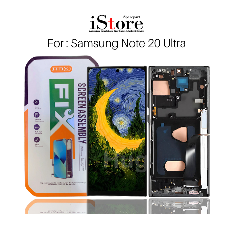 LCD Samsung Note 20 Ultra OLED With Frame Fullset Touchscreen HFIX