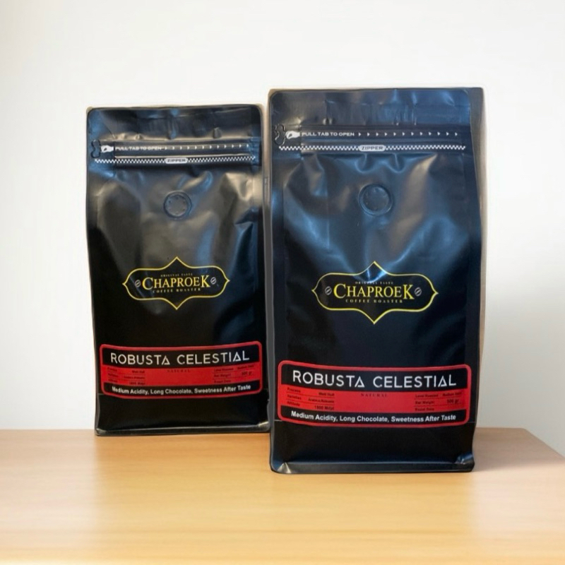 

ROBUSTA CALESTIAL COFFEE / KOPI ROBUSTA CALESTIAL / Biji Kopi Robusta / Robusta Temanggung / Kopi Bubuk Robusta by Chaproek Coffee Roaster