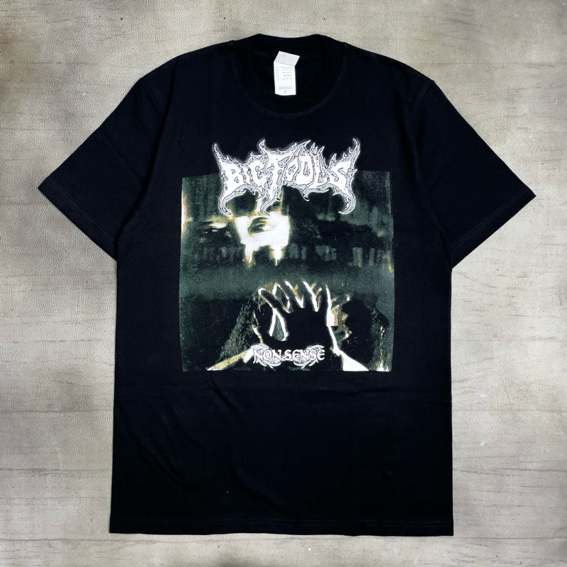 Ready Stock - Big Fools - Non Sense | Tshirt Black Original Merchandise