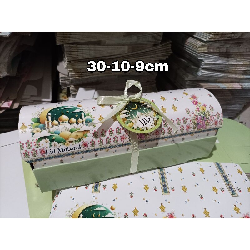 

Rollcake Box eid mubarak 30-10-9cm @10pcs
