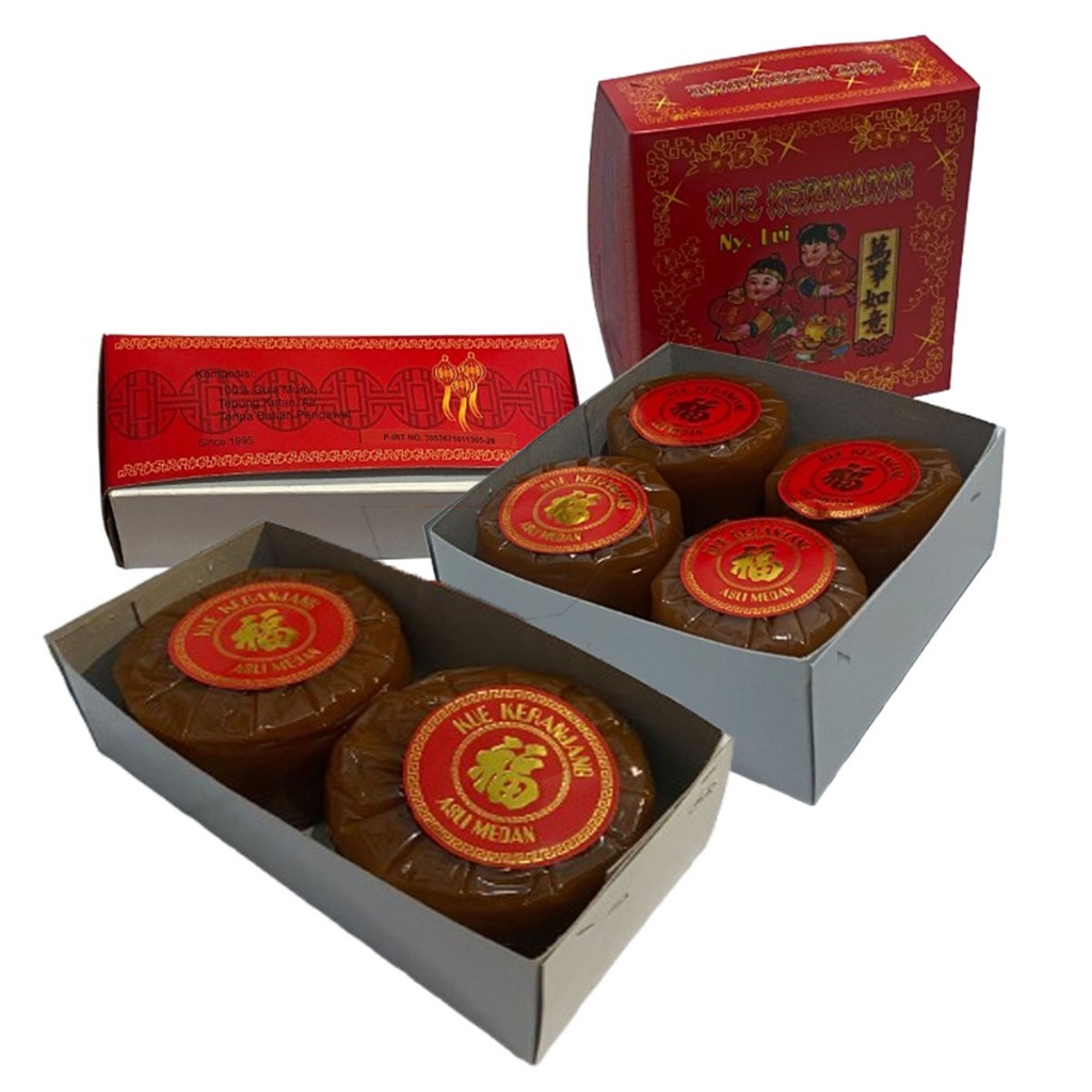 

Asli Medan Ny Lui Kue Keranjang Imlek Dodol Cina Jenang Nian Gao Ti Kwe Thiam Pan 2x 500gr 4x 250gr DENGAN BOX