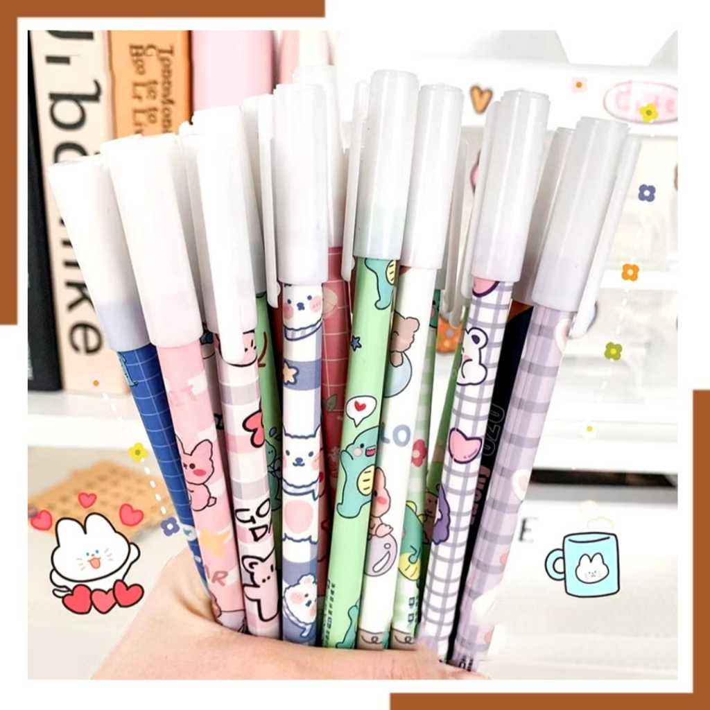 

(JY)Pen /Pulpen Bisa Dihapus Karakter Lucu