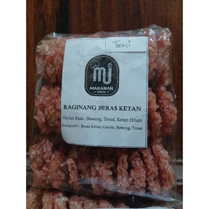 

Rengginang Mini Terasi Merah