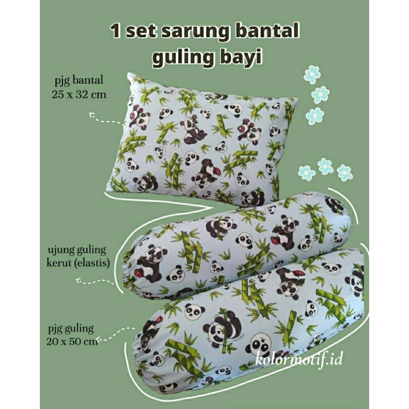 Cod sarung bantal guling bayi. set cod grosir sarung bantal guling bayi termurah