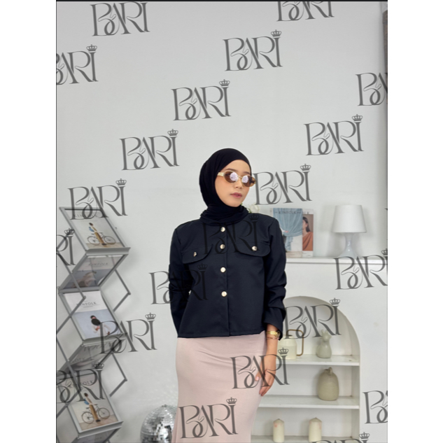 [.] LUNA BLAZER CROP WOMEN LONG SLEEVE / Blazer crop wanita lengan panjang / Blazer Casual