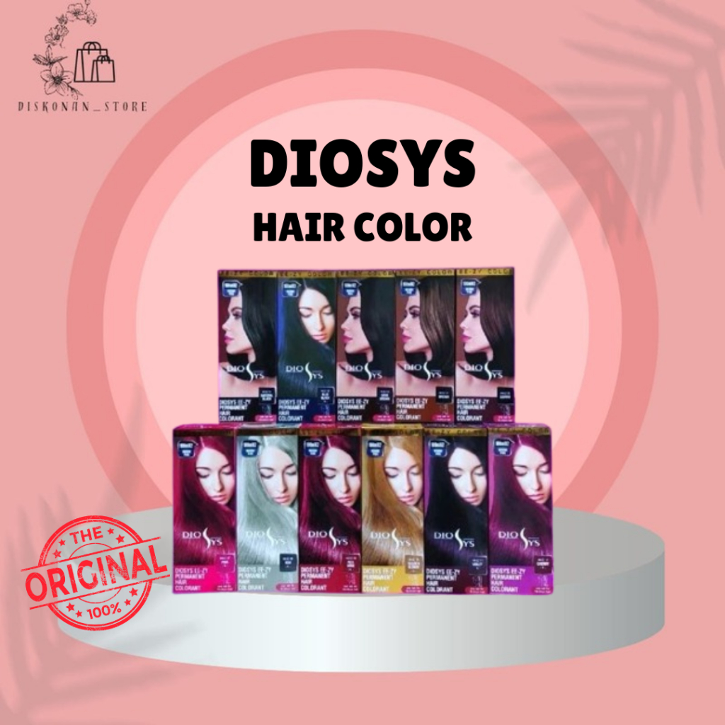 Diosys EE-ZY Permanent Hair Colorant Pewarna Rambut Cream
