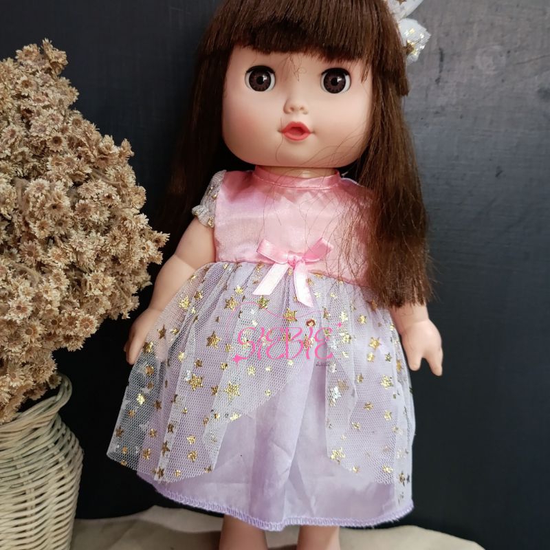 Preloved doll Baby blush rambut coklat // ORI Toys R us// like a new