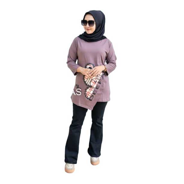 DEEFAS %ATASAN WANITA DEWSA MODEL KAOS SILANG TERBARU TRENDING