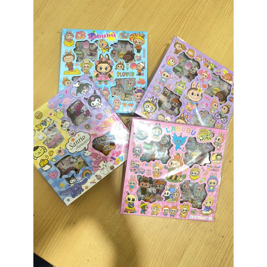 

Stiker SANRIO lABUBU MOMO isi 100 Lembar karakter kartun KUROMI MELODY STIKER ANAK PEREMPUAN SCRAPBOOK DIY
