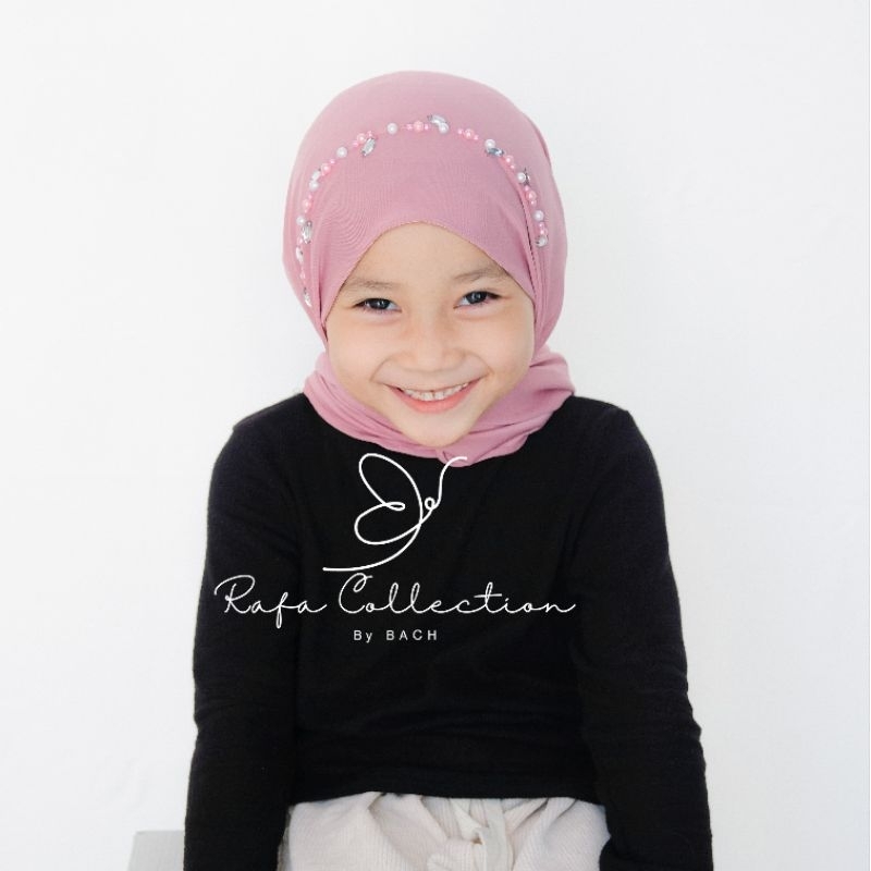 Pashmina Instan Anak Payet Oval |Pashmina Instan Jersey Premium