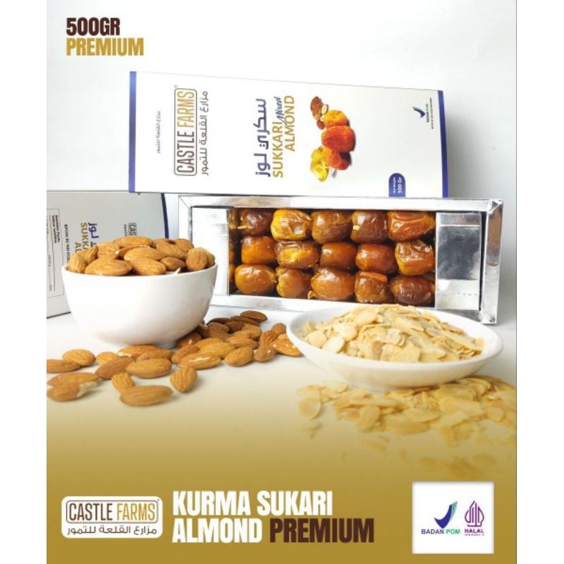 

Castle Farms Sukari Almond Premium 500GR