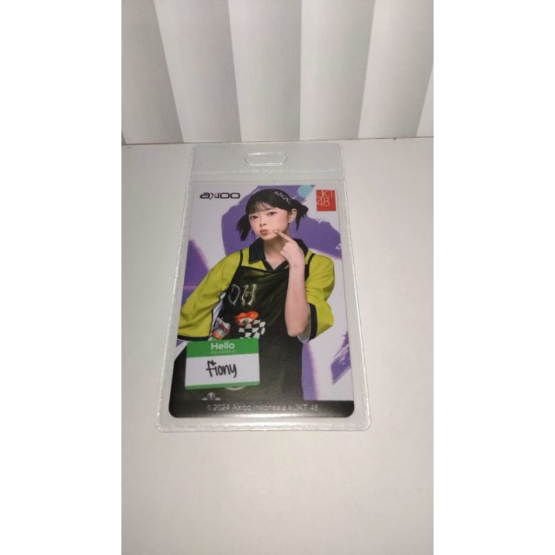 PHOTOCARD ORI FIONY JKT48 X AXIOO