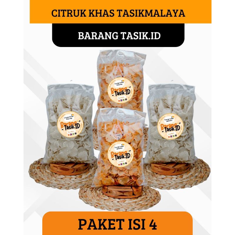 

BARANG TASIK.ID - Paket 4 bks - Citruk Asin Pedas Gurih Khas Tasikmalaya Murah COD