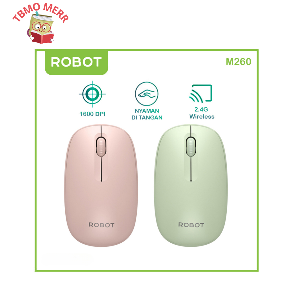 Robot Mouse Wireless M260 - Mouse Wireless Robot