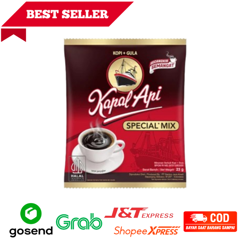 

Kopi Kapal Api Special Mix Sachet 1 Renceng/Gantung Freshmart Go