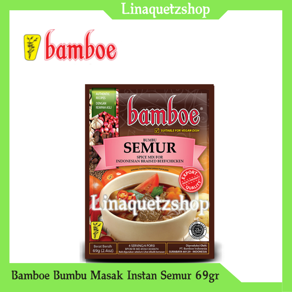 

BAMBOE Bumbu Masak Instan Semur 69gr