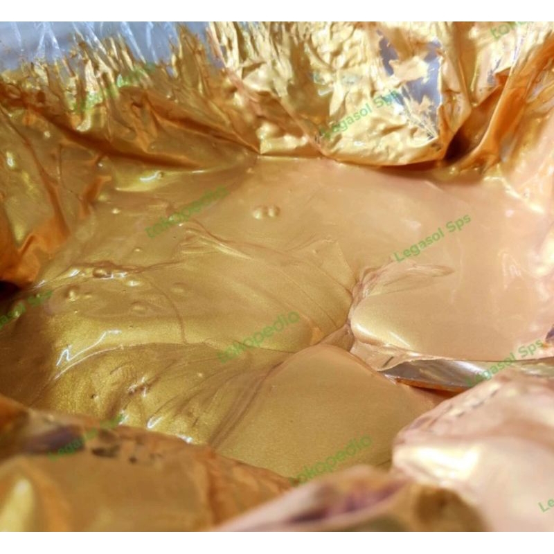 cat gold acrylic 1kg cat metallic warna emas