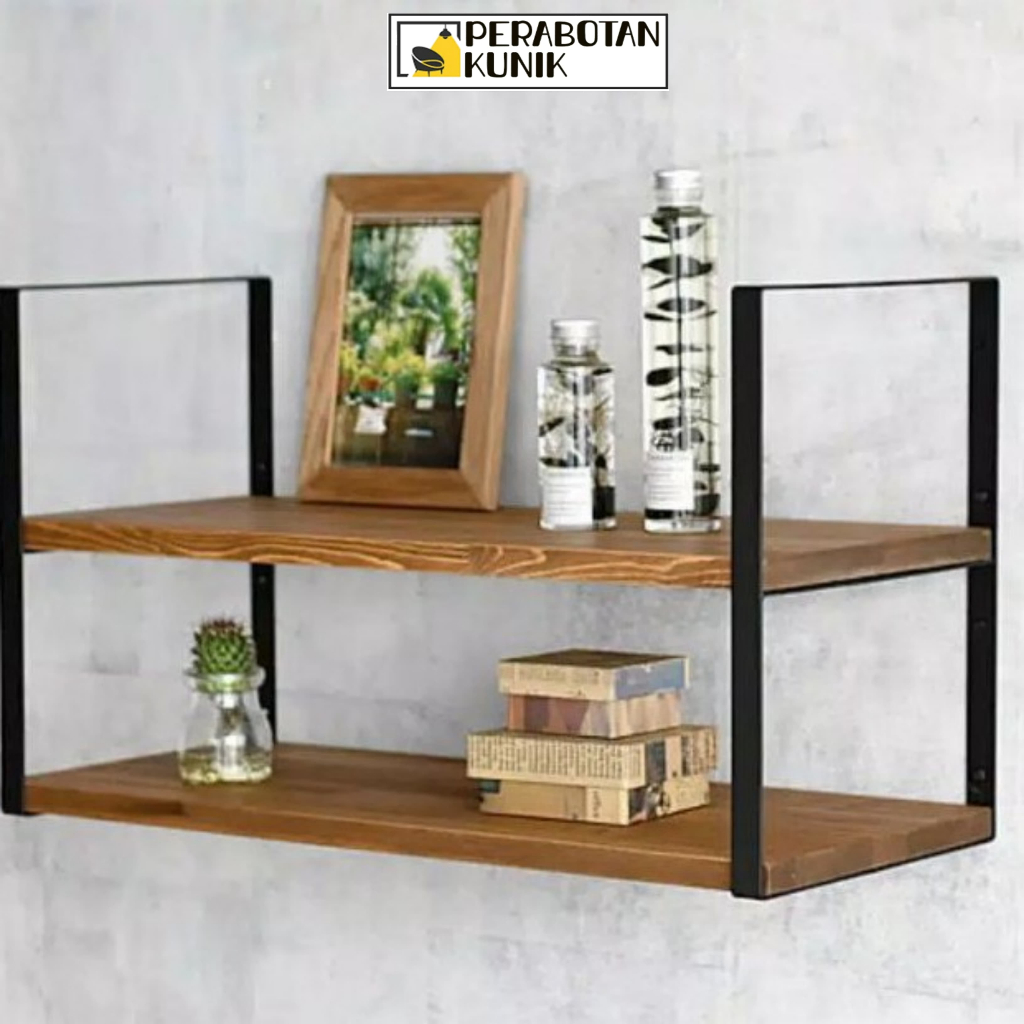 BRACKET BESI RAK PENYANGGA AMBALAN DINDING SUSUN