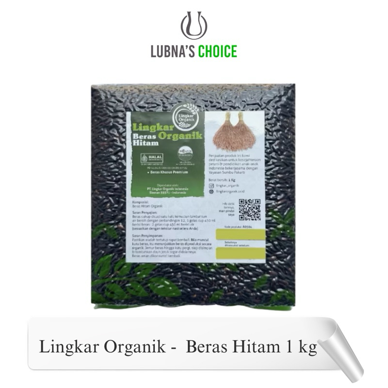 

Lingkar Organik - Beras Hitam Organik Vakum 1 kg