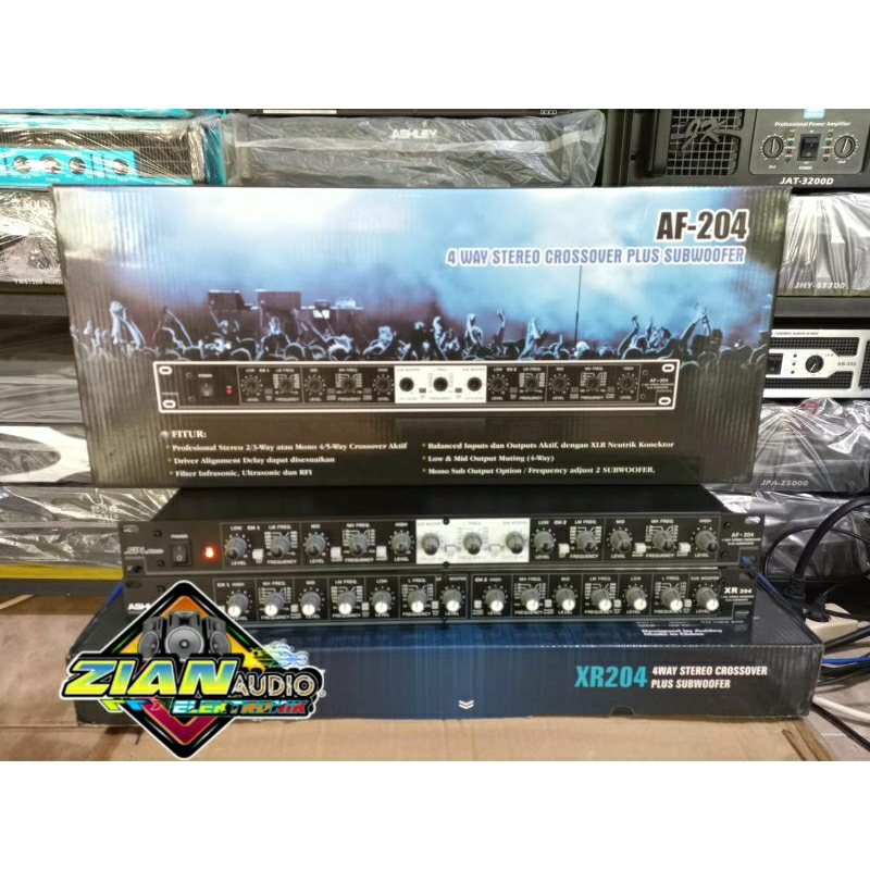 CROSSOVER SPL AUDIO AF- 204 subwoofer stereo Original