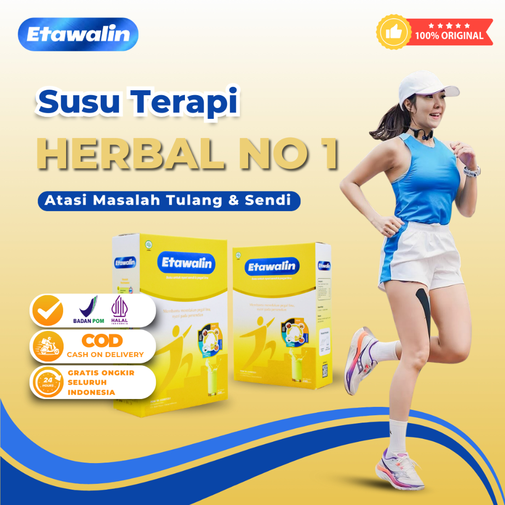 

Etawalin Atasi Masalah Tulang dan Sendi Original 2 Box