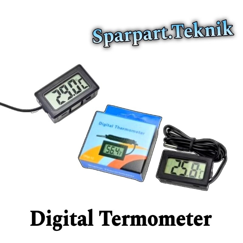 Termometer Digital TPM-10 / Alat Cek Suhu AC Mobil / Termometer Digital Mini