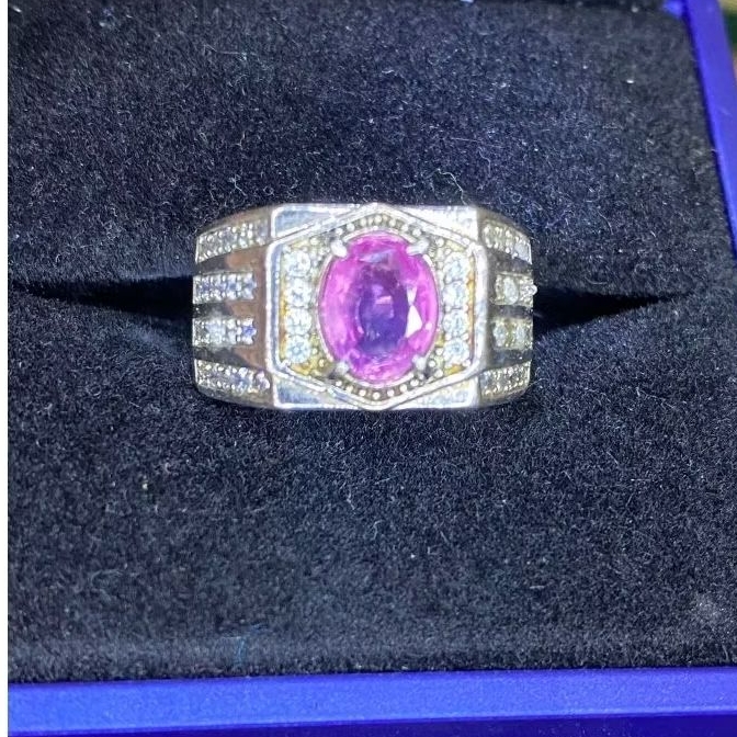 Cincin Natural Pink Sapphire